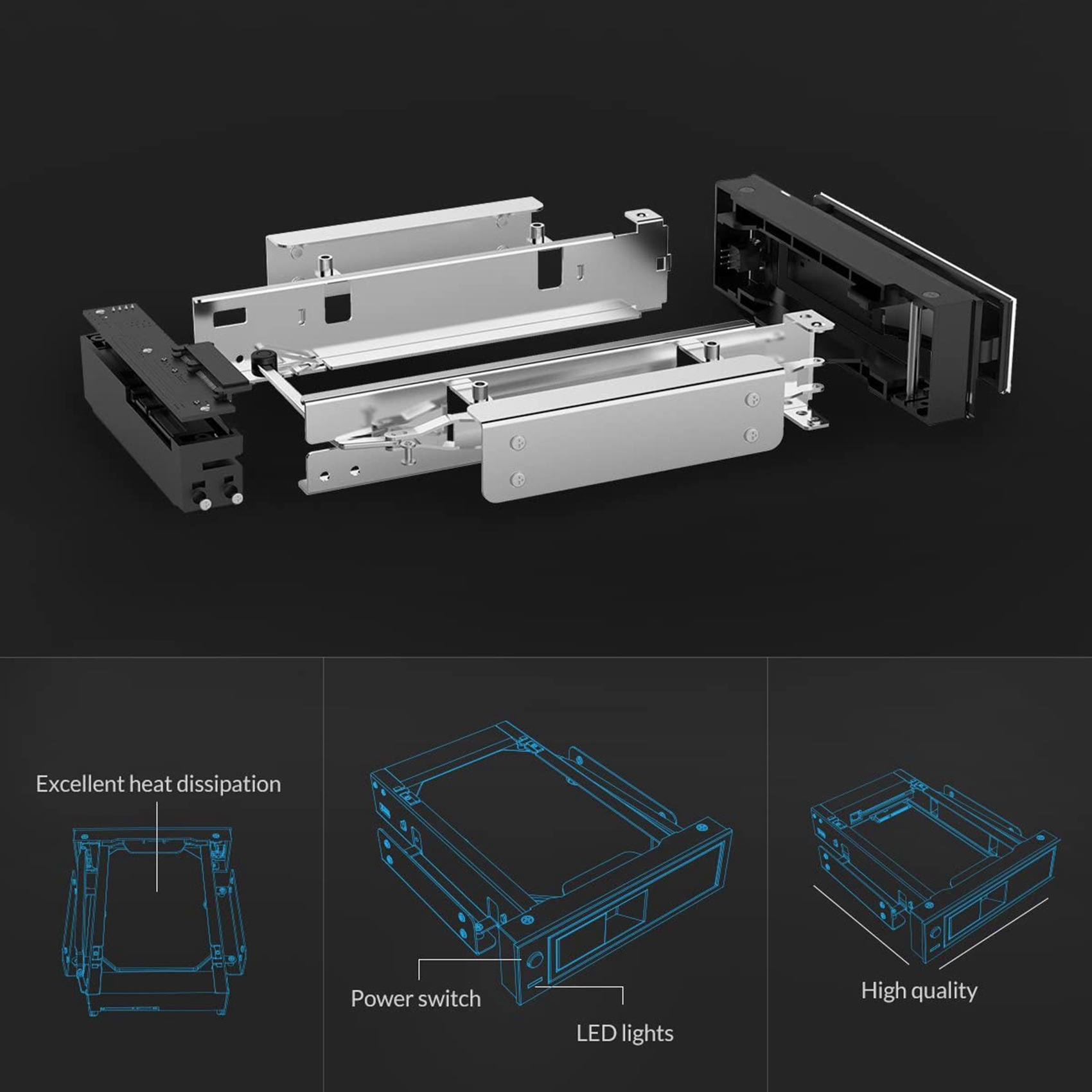 Ssd Hard Drive - 【DT56】1106SS 5.25 Trayless Hot Swap Mobile