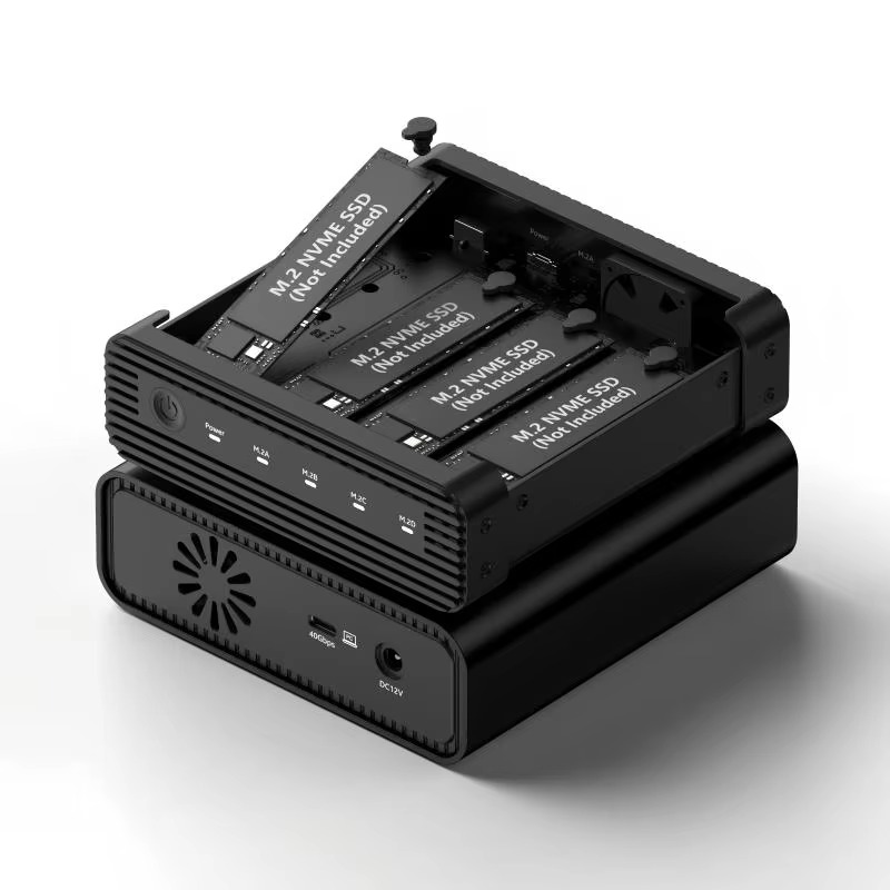 M.2 Ssd - Aluminum M2 4-Bay USB4 External NVME