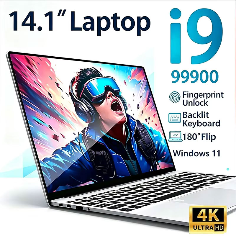 Ssd 2Tb - 14.1' Intel Core i9-9900 Windows 11