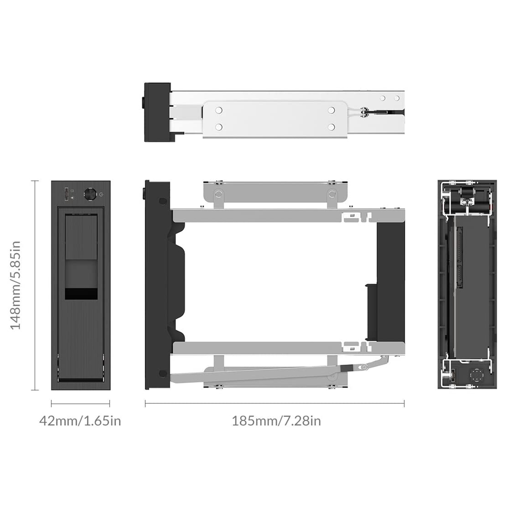 【DT56】1106SS 5.25 Trayless Hot - Ssd Hard Drive recension och pris