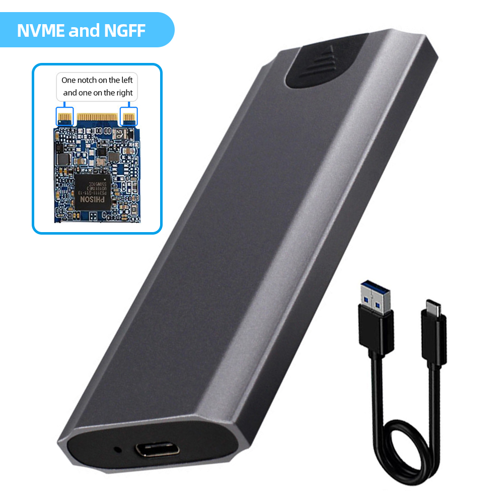 M.2 To USB Type C 3.1 SSD Box  - Nvme Ssd recension och pris