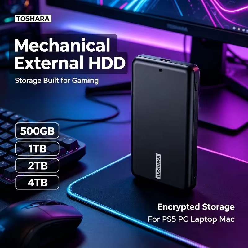 TOSHARA A5 Portable SSD 4TB 2T - Ssd 500Gb recension och pris