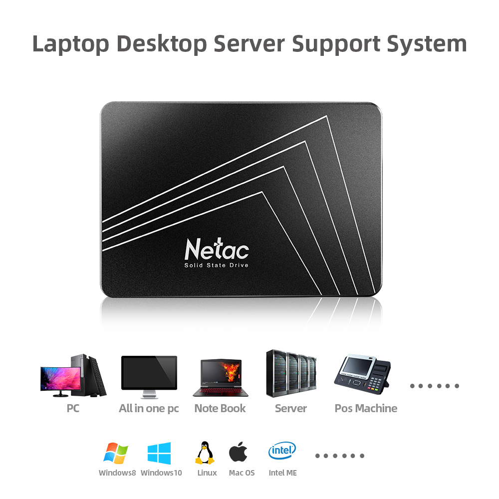 Netac 128gb 256gb 512gb 1tb 2t - Ssd 500Gb recension och pris