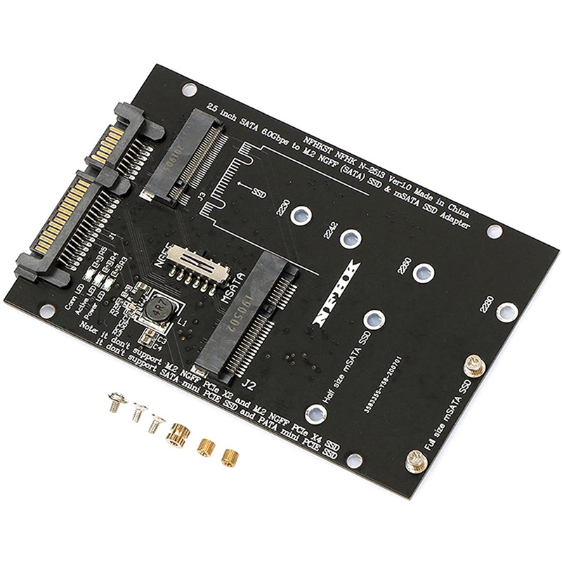 M.2 NGFF MSATA SSD to 2.5 Inch - Sata Ssd recension och pris