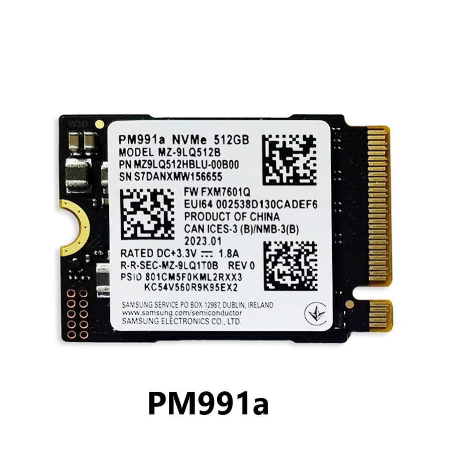Samsung M.2 2230 SSD PM991a 1T - Samsung Ssd recension och pris