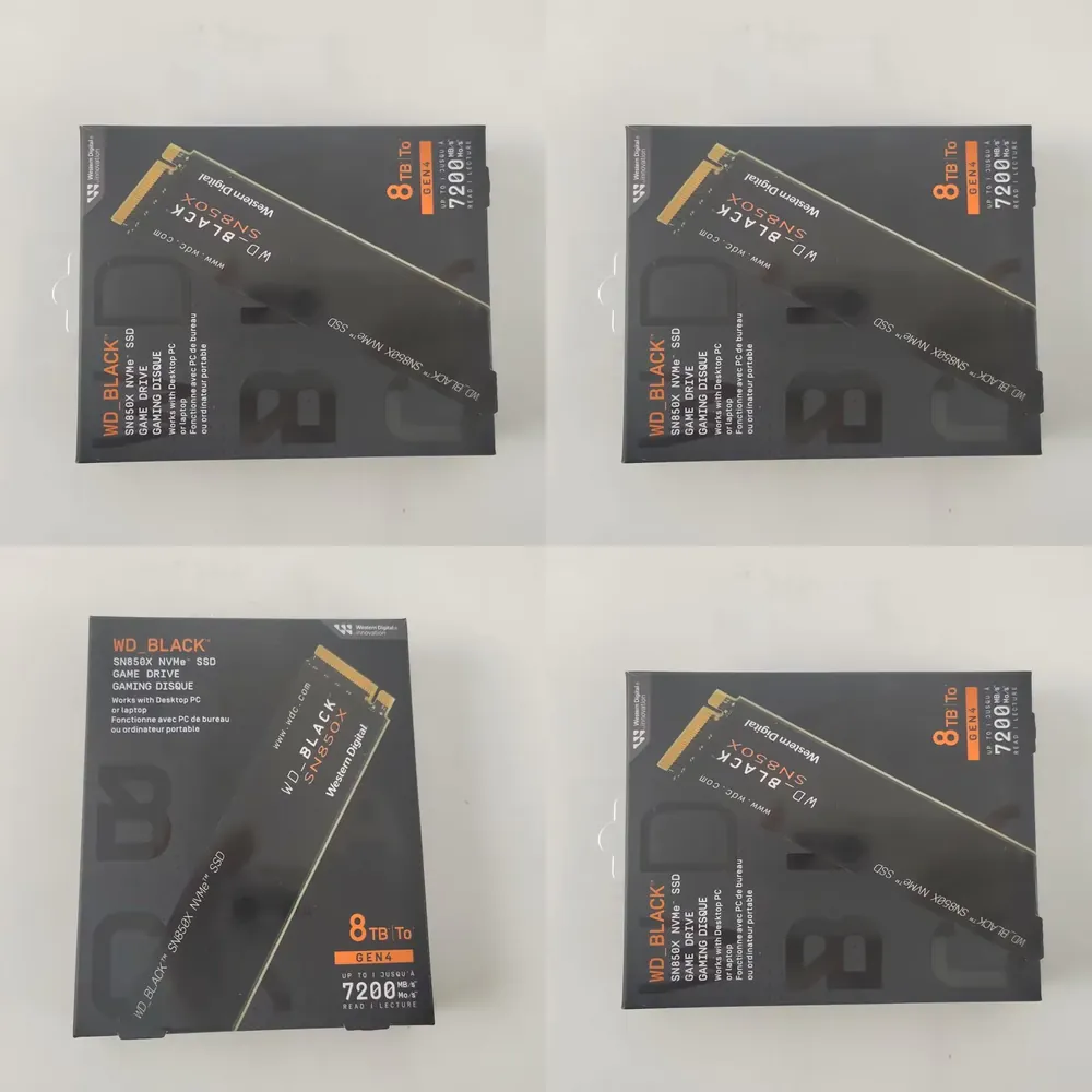 New WD_BLACK SN850X 8TB NVMe S - M.2 Ssd recension och pris